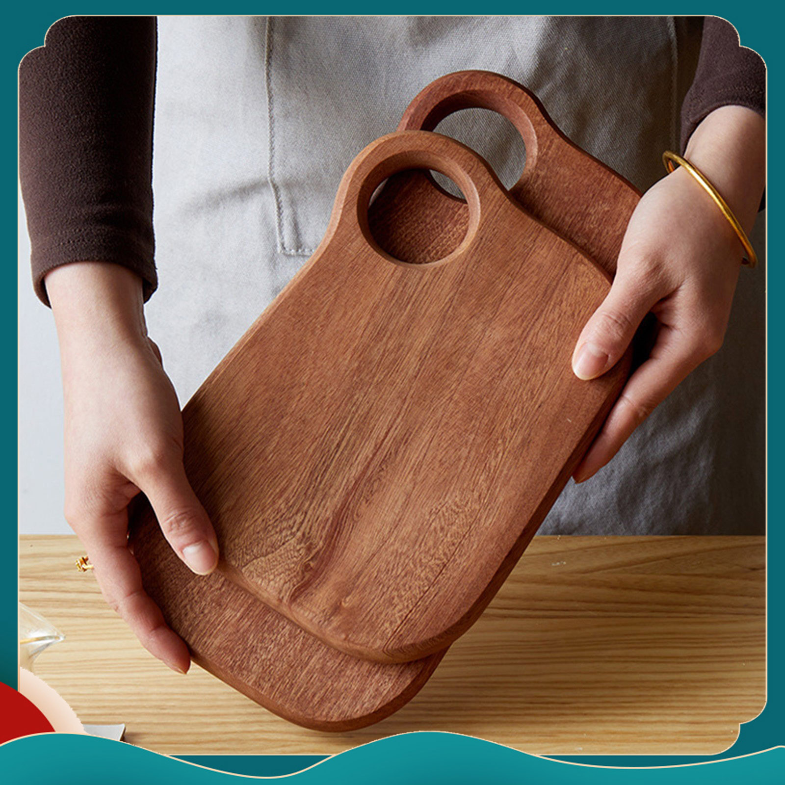 Cornhole Board Set - Tabla de cortar de madera tallada,
