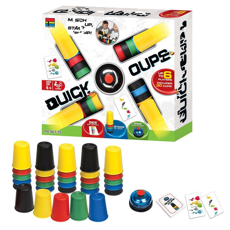 Party Games For 5 Year Olds Indoors - Tazas apilables deportivas, juegos de cartas