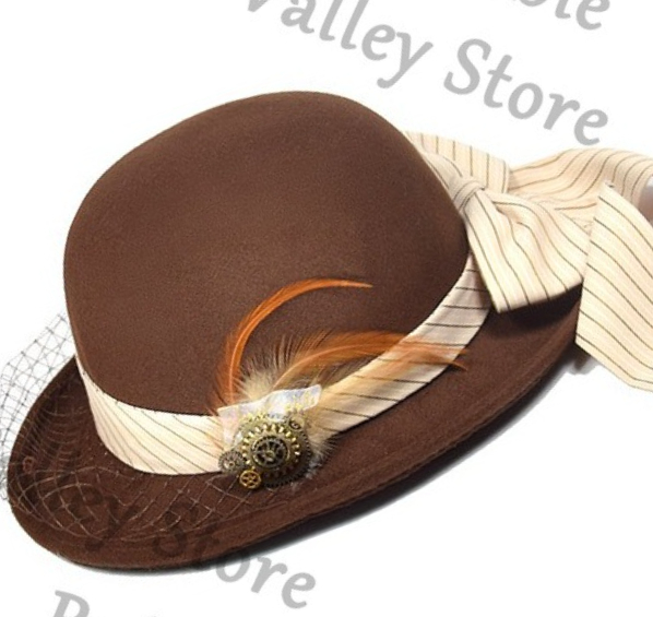 Party Games Mystery - Sombrero de Copa Redondo con Lazo