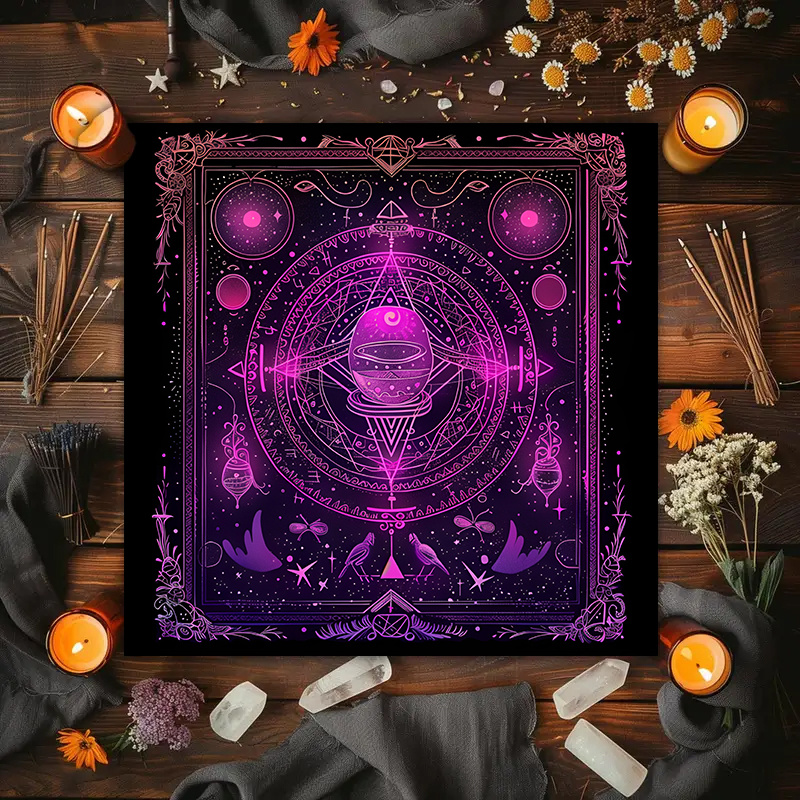 Party Games Mystery - 1 mantel para cartas de tarot,