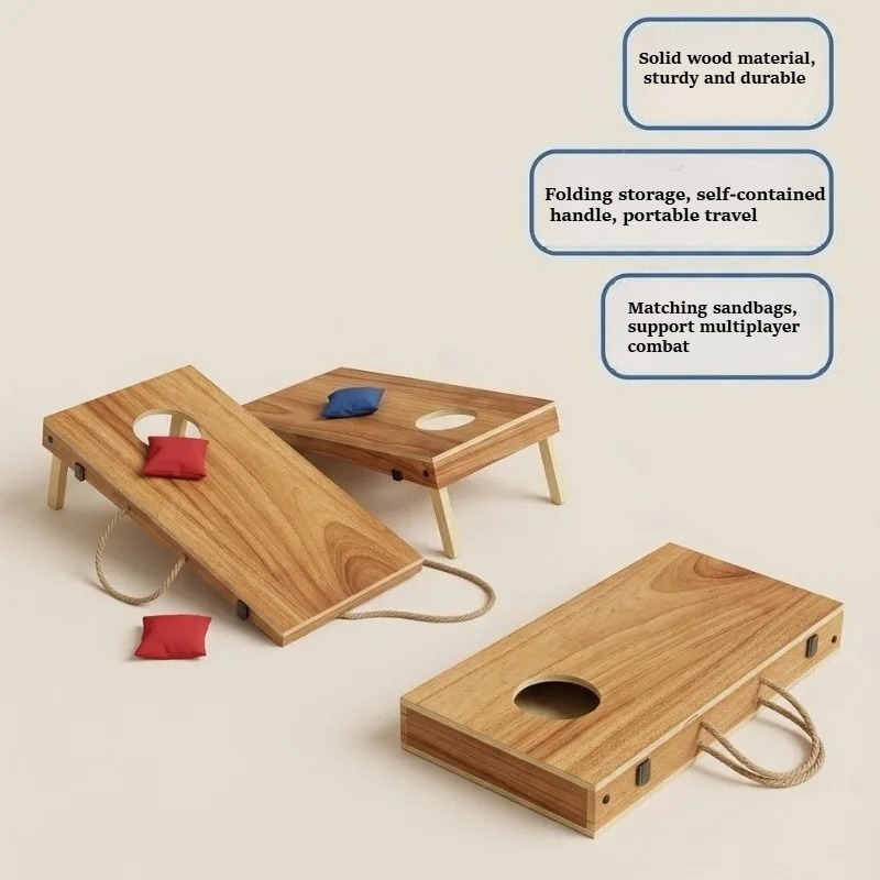 Juego de Cornhole Plegable de  - Cornhole Board Set reseña y precio