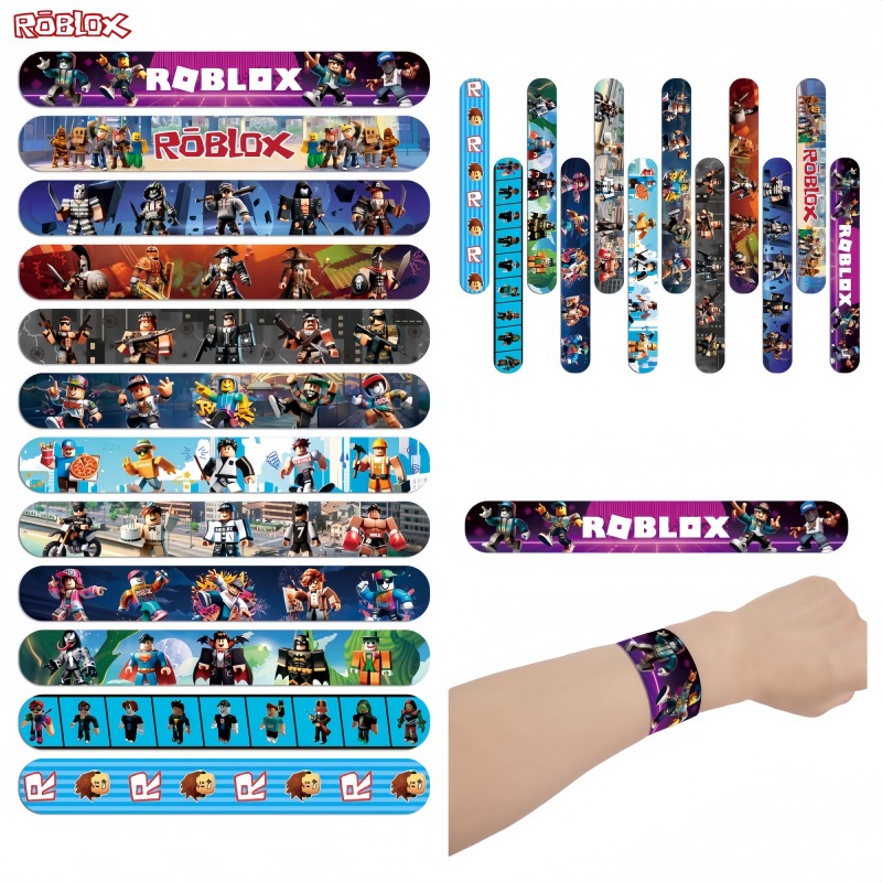 12/24 Piezas Pulseras Elástica - Party Games In Roblox reseña y precio