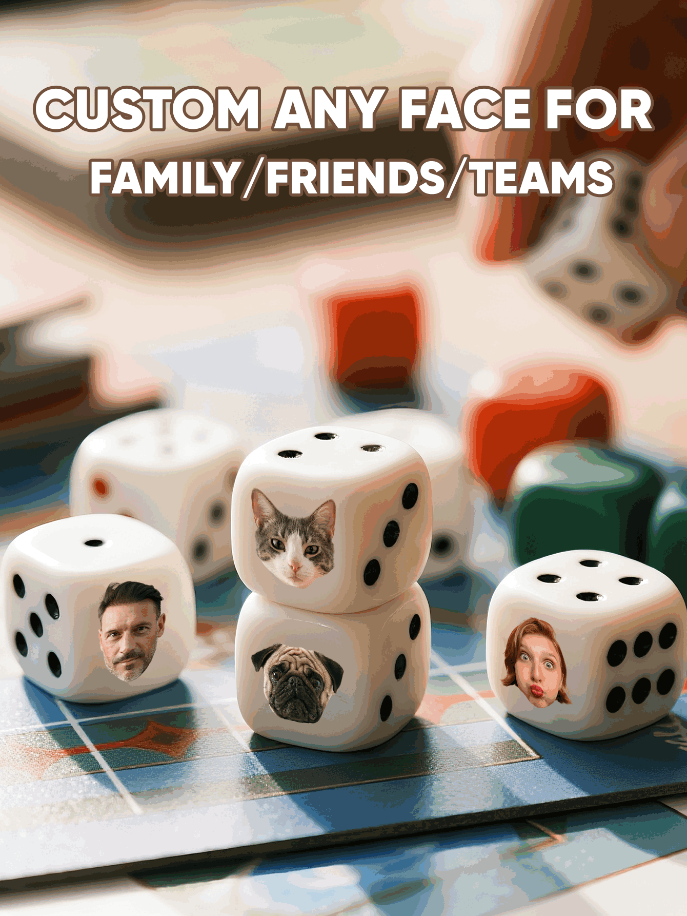 Dados Personalizados con Caras - Party Games Graduation reseña y precio
