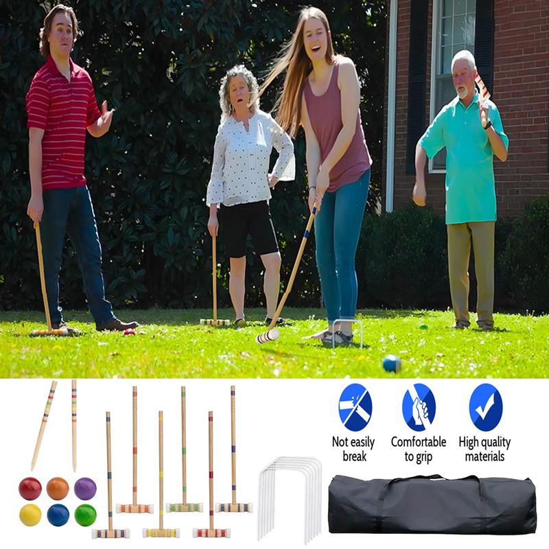 Juego de croquet divertidos ju - Croquet Set Lawn reseña y precio