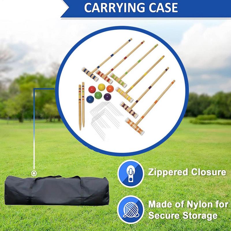 Juego de croquet divertidos ju - Croquet Set Lawn reseña y precio