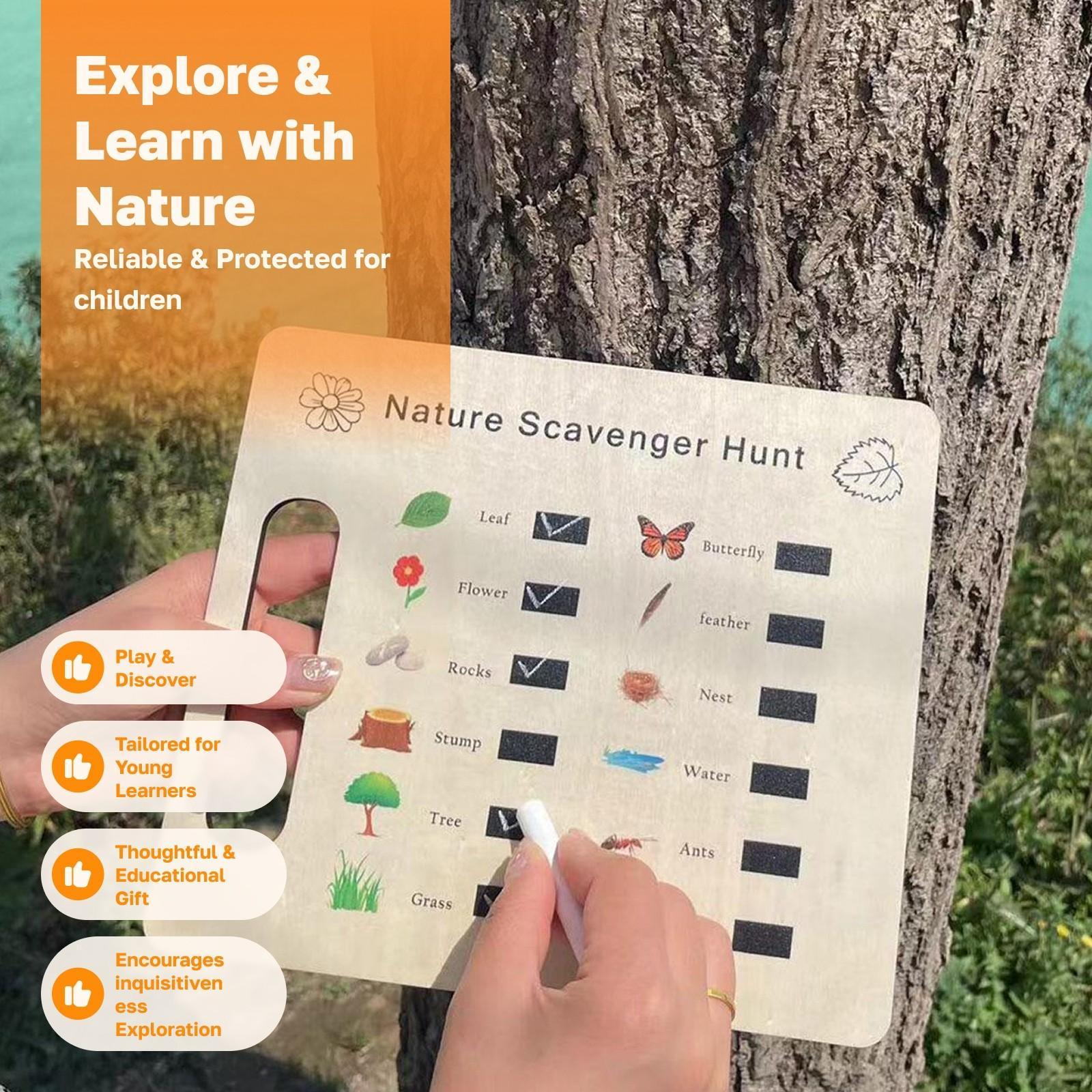 Juguetes de exploración natura - Scavenger Hunt Card reseña y precio