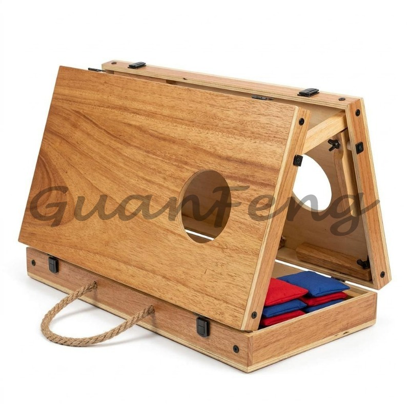 Juego de Cornhole Plegable de  - Cornhole Board Set reseña y precio