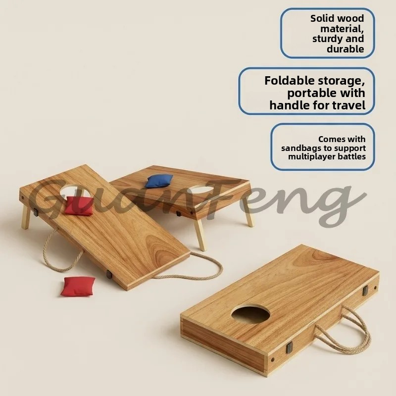 Juego de Cornhole Plegable de  - Cornhole Board Set reseña y precio
