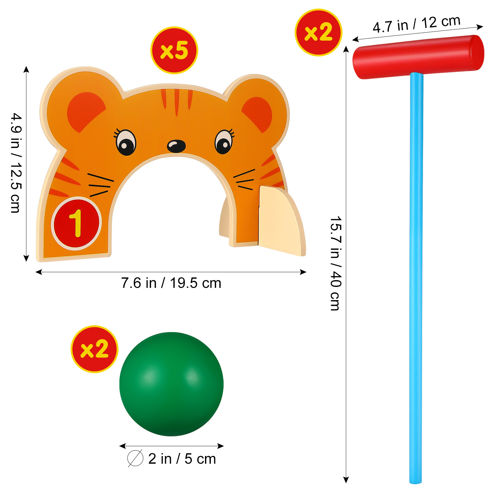 Juego de Croquet con Forma de  - Croquet Set Lawn reseña y precio