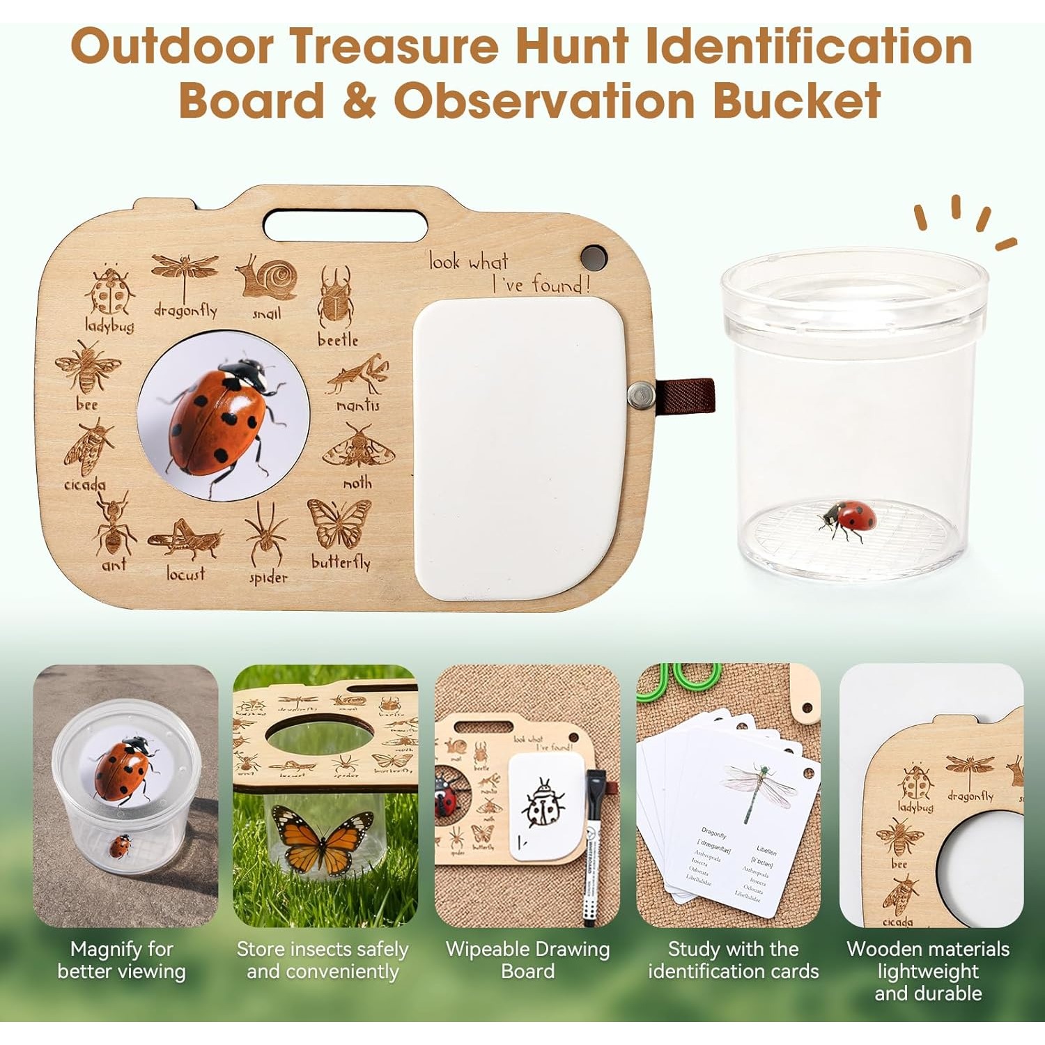 Kit Atrapa Insectos para Niños - Scavenger Hunt Card reseña y precio