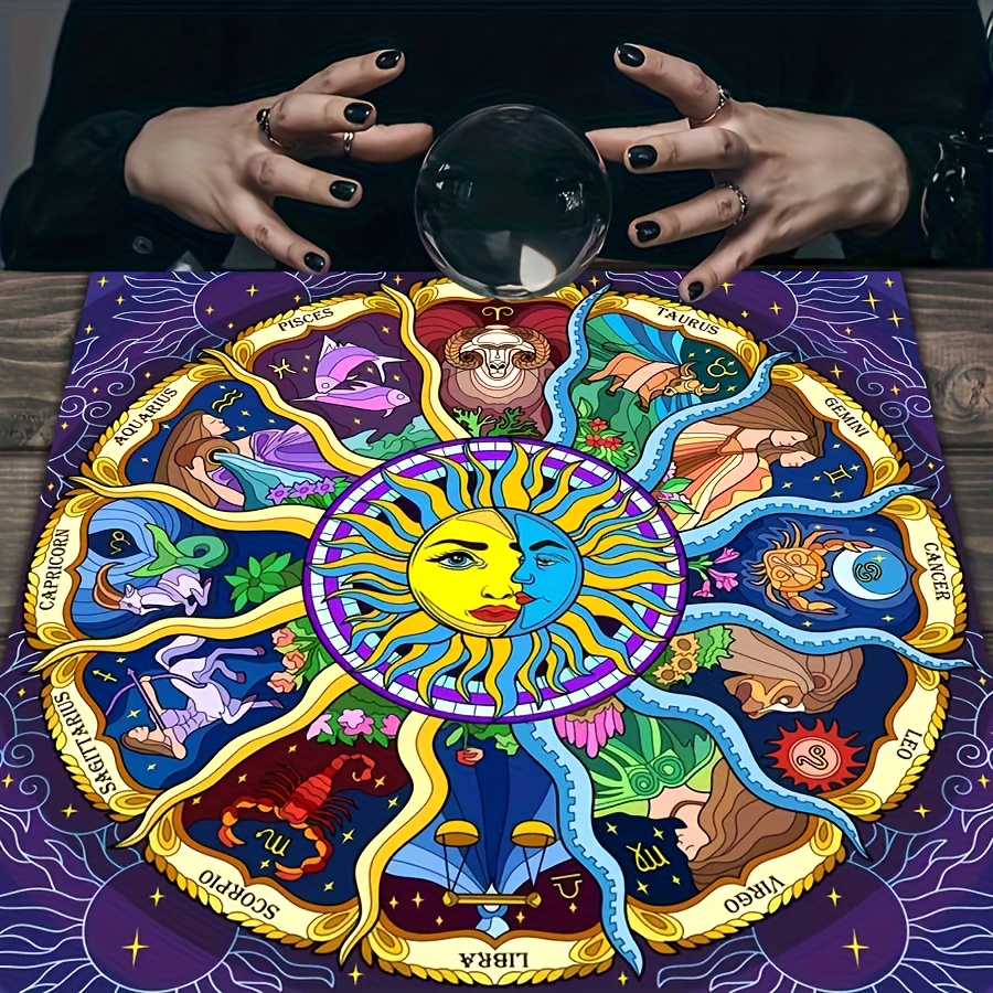 1 mantel para cartas de tarot, - Party Games Mystery reseña y precio