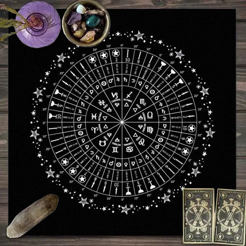 1 mantel para cartas de tarot, - Party Games Mystery reseña y precio