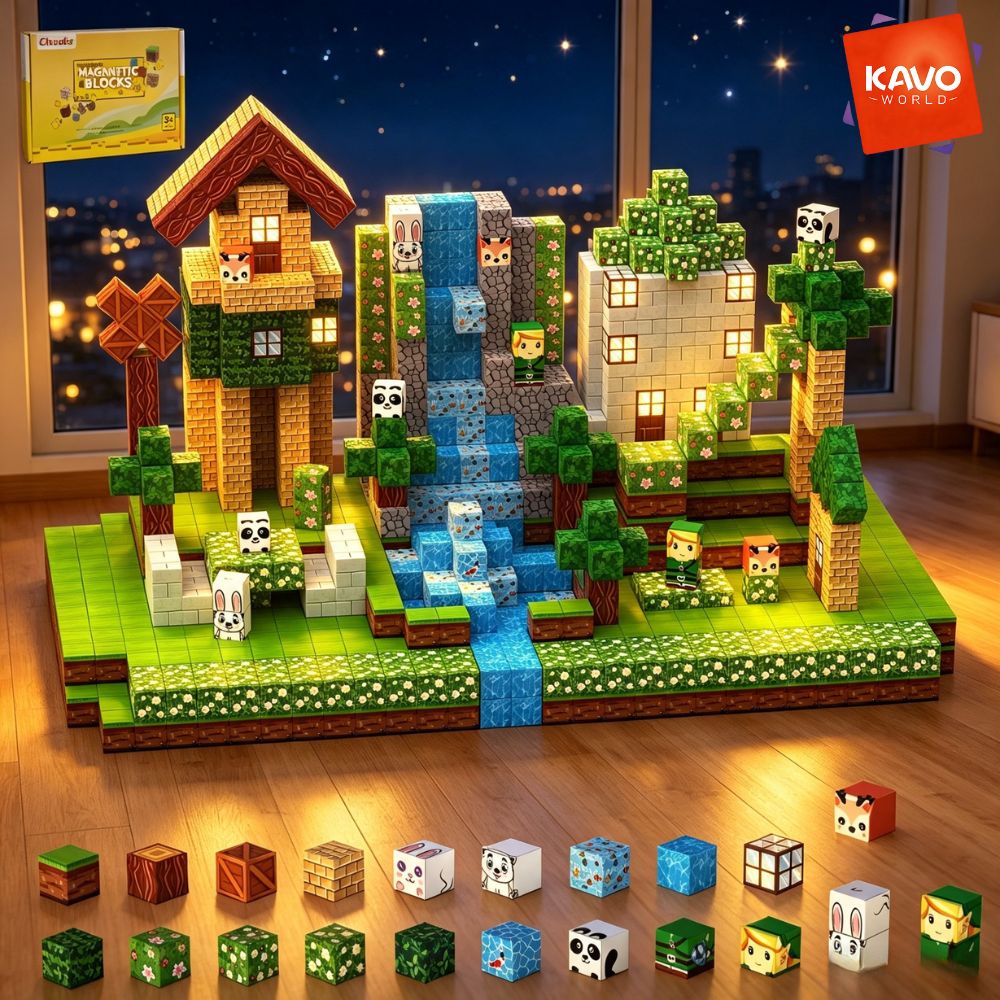 KAVOWORLD 150 piezas Bloques d - Party Games Easy Kids reseña y precio