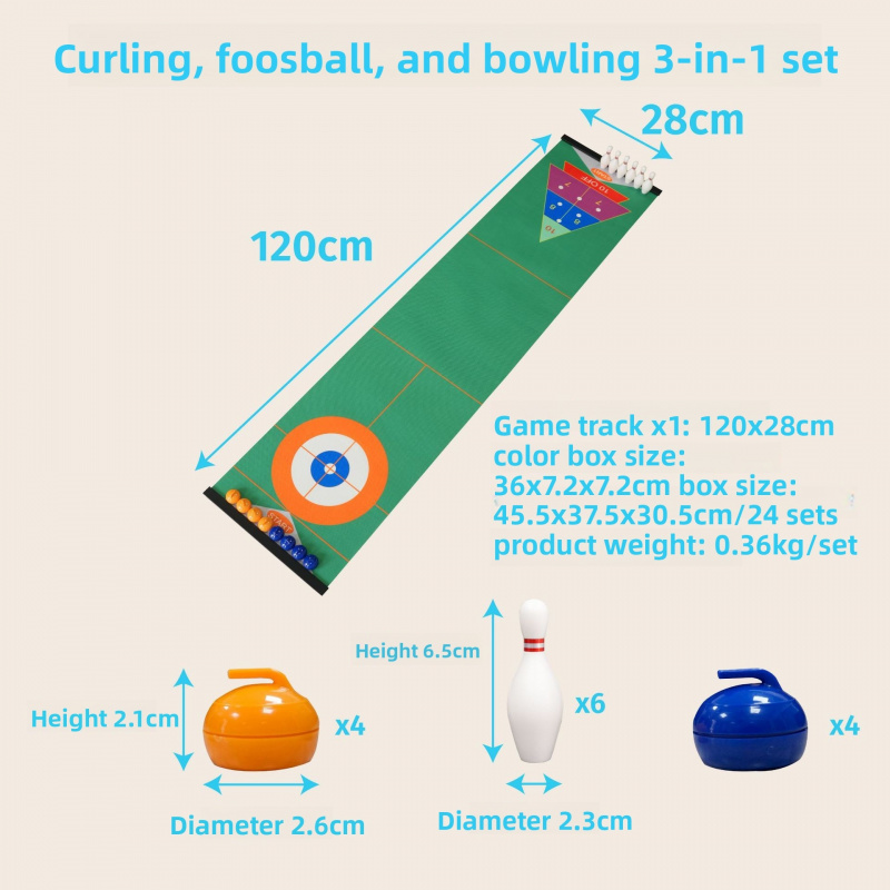 Juego de Mesa Curling, Mini Ho - Party Games For Adults And Kids reseña y precio