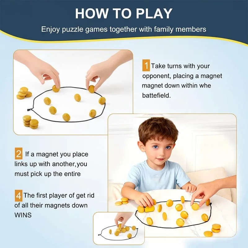 Juego de Piedras Magnéticas pa - Party Games Kids And Adults reseña y precio