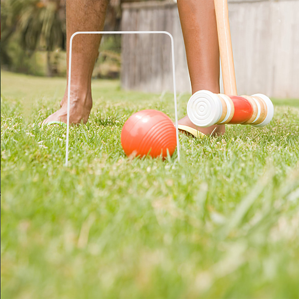 8 aros de metal para croquet,  - Croquet Set Lawn reseña y precio
